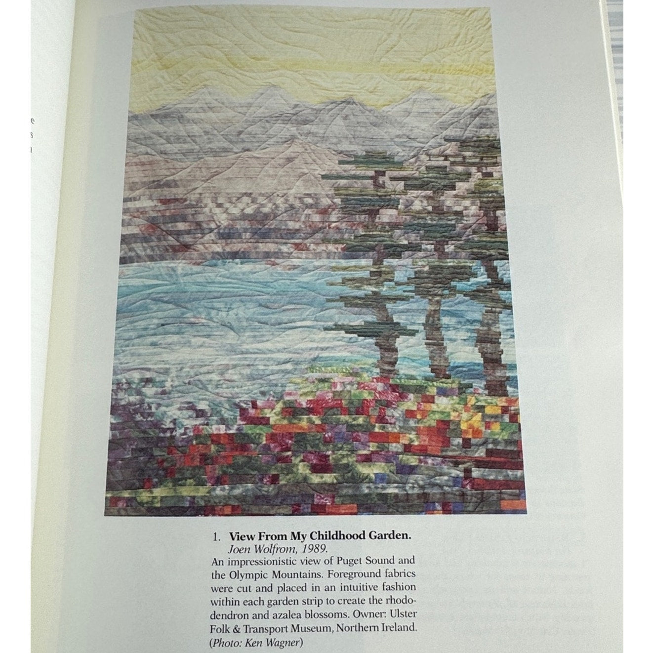 Landscapes & Illusions Joen Wolfrom Quilting Book Creating Scenic Imagery Fabric