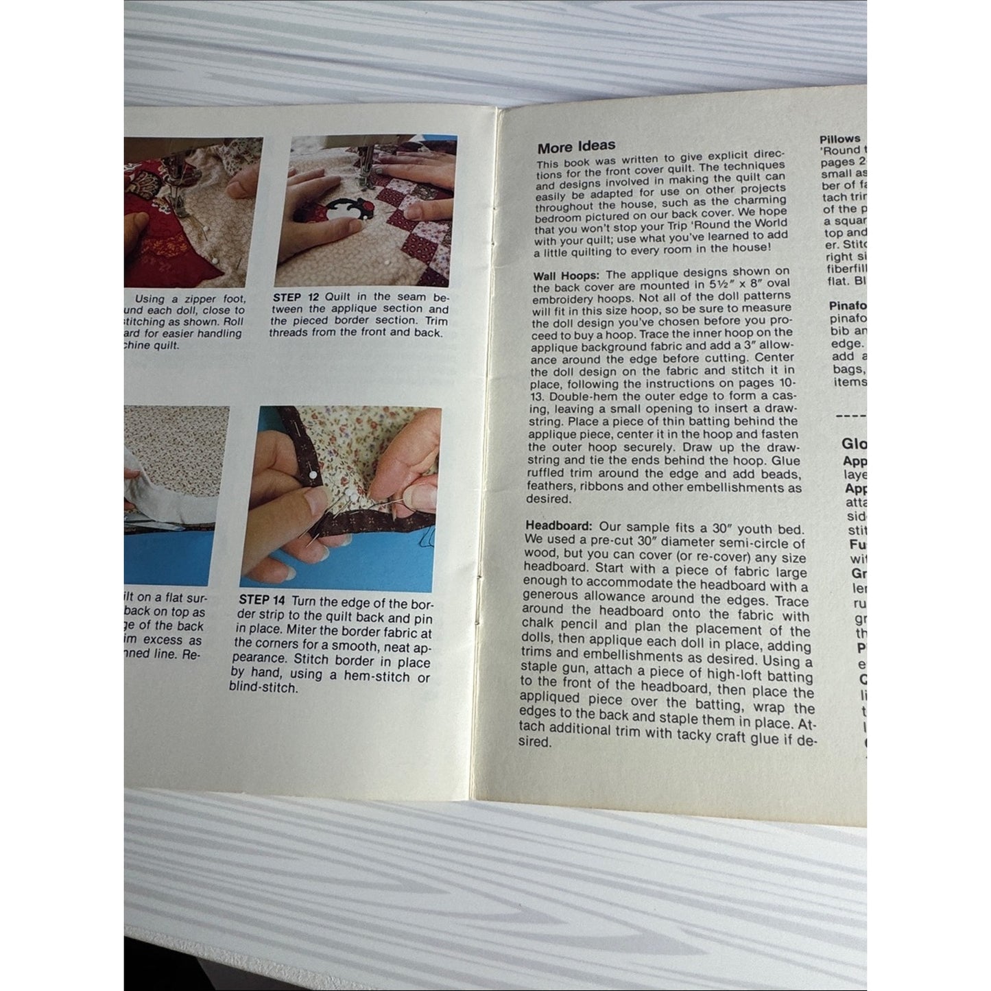 Vintage A Trip Round The World Quilt Pattern Booklet GP472 Sandra Sigal 1983 - Lane Creatives