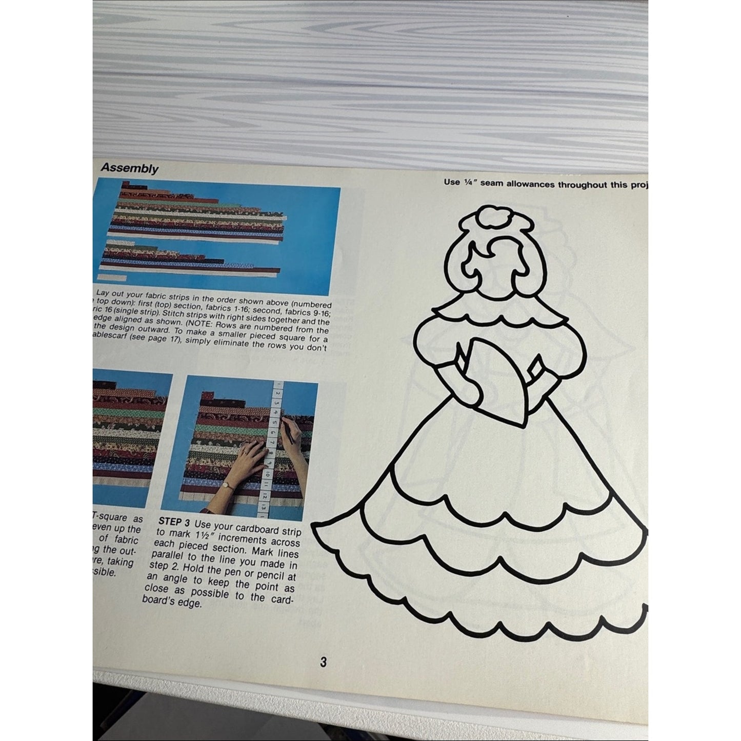 Vintage A Trip Round The World Quilt Pattern Booklet GP472 Sandra Sigal 1983 - Lane Creatives