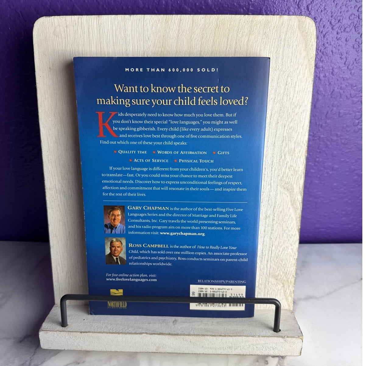 The Five Love Languages of Children Gary Chapman Ross Campbell Parenting Book - Lane Creatives