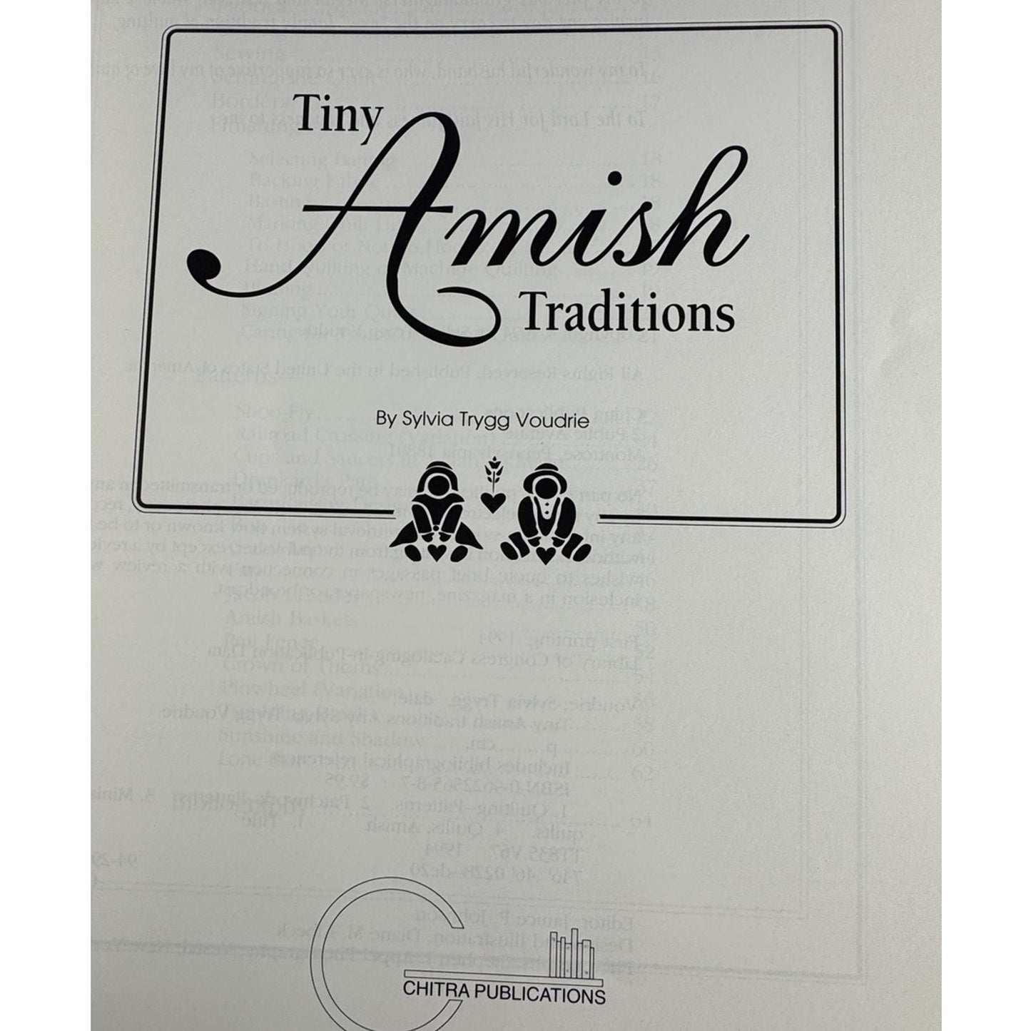 Tiny Amish Traditions Sylvia Trygg Voudrie Quilting Book Vintage Patterns Quilts - Lane Creatives