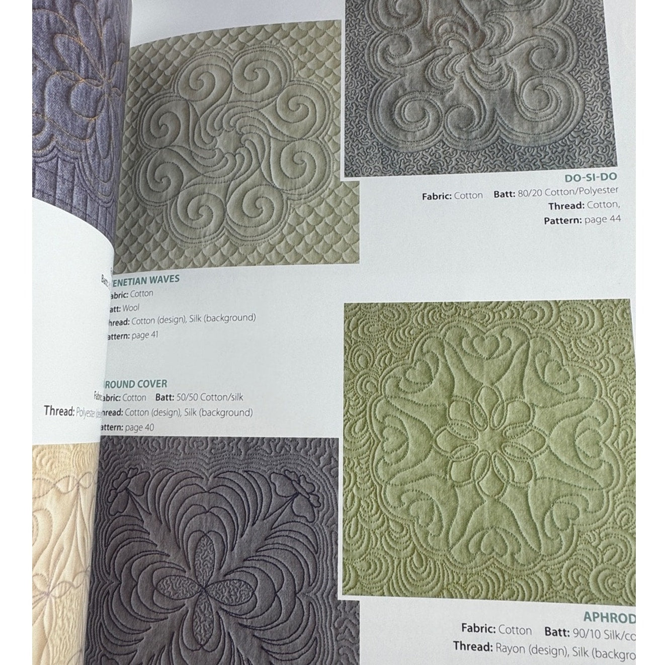 Hari Walner Continuous Line Quilting Designs Book 80 Patterns Blocks Borders