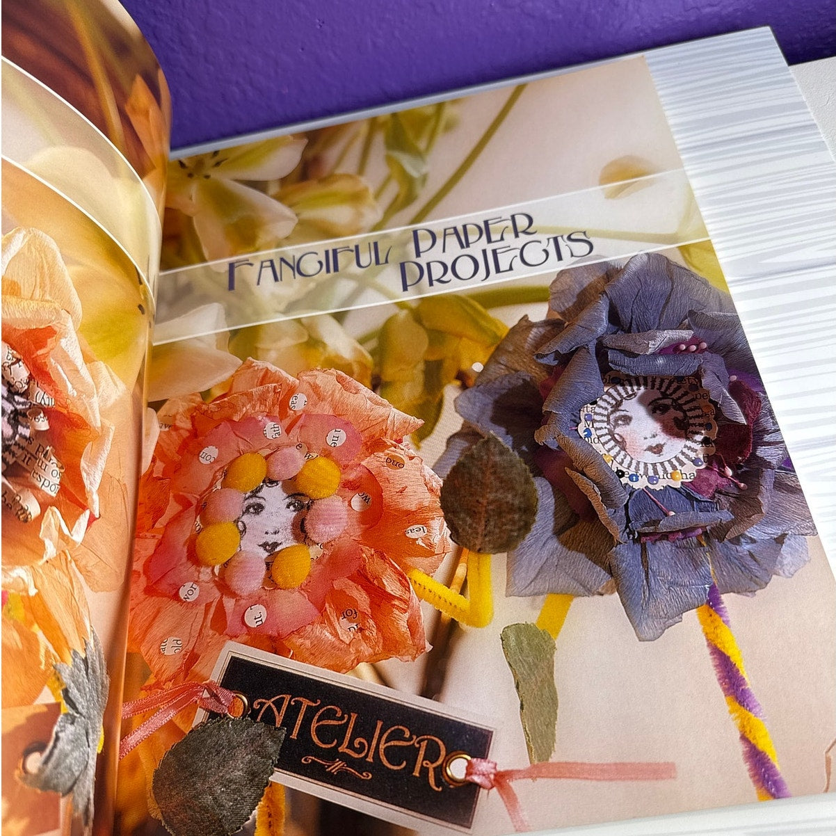 Fanciful Paper Projects Sandra Evertson Craft Book Posh Little Follies Papercraft - Lane Creatives