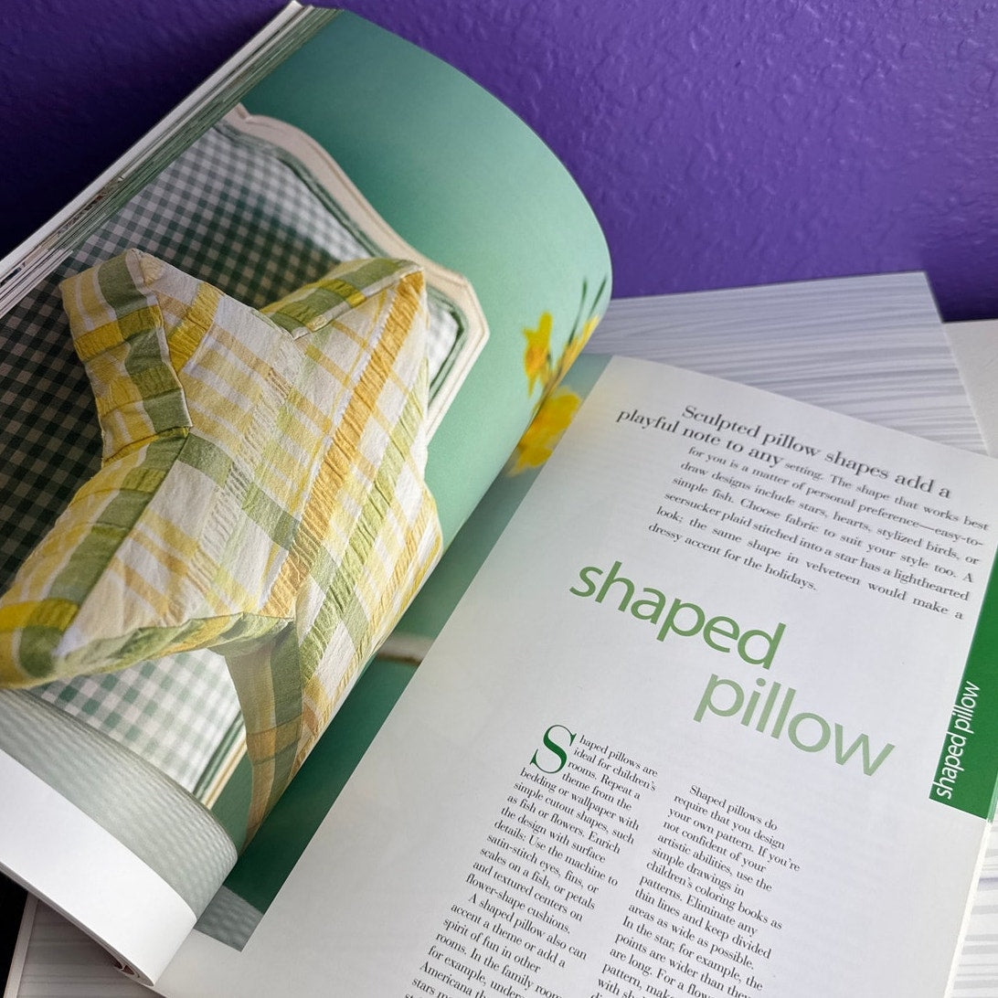 Waverly at Home Pillows Book Stylish Cushions Bolsters Accent Sewing Pattern DIY - Lane Creatives