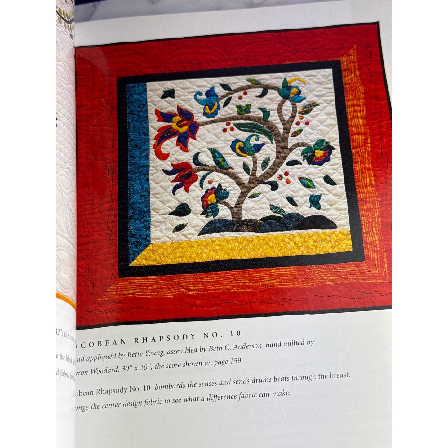 Jacobean Rhapsodies Applique Quilting Pattern Book Patricia Campbell Mimi Ayars