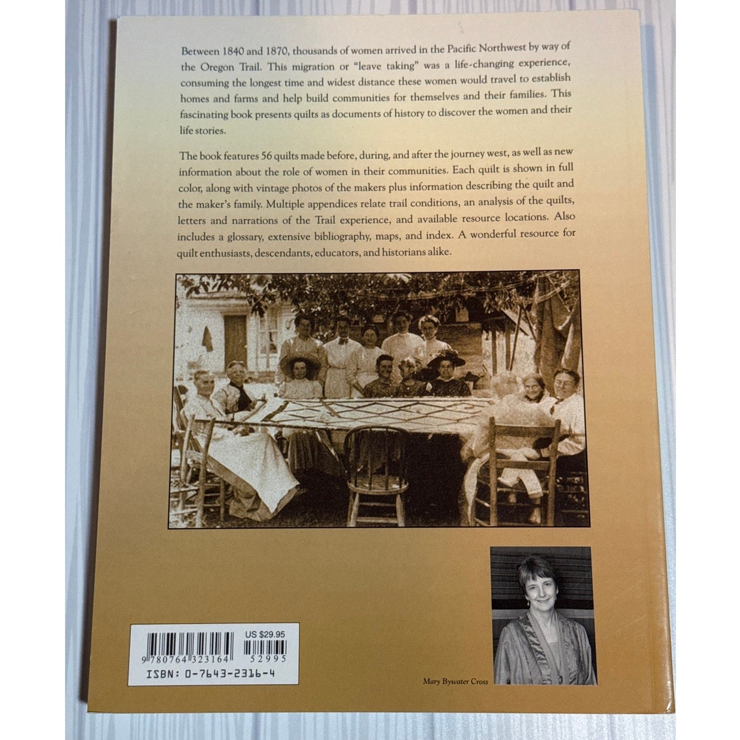 Quilts of the Oregon Trail Mary Bywater Cross Schiffer Book For Collectors