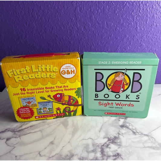 Scholastic Early Reader Lot: Bob Books Sight Words & First Little Readers G-H - Lane Creatives