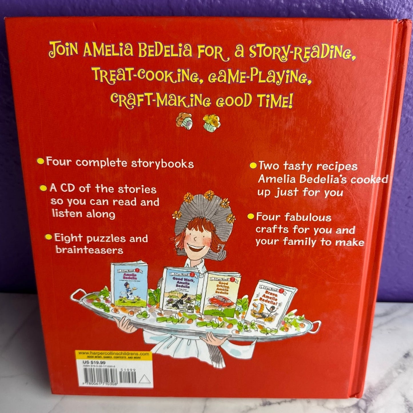 Amelia Bedelia Book Bundle Lot of 4 Teach Us Sleeps Over Childrens I Can Read