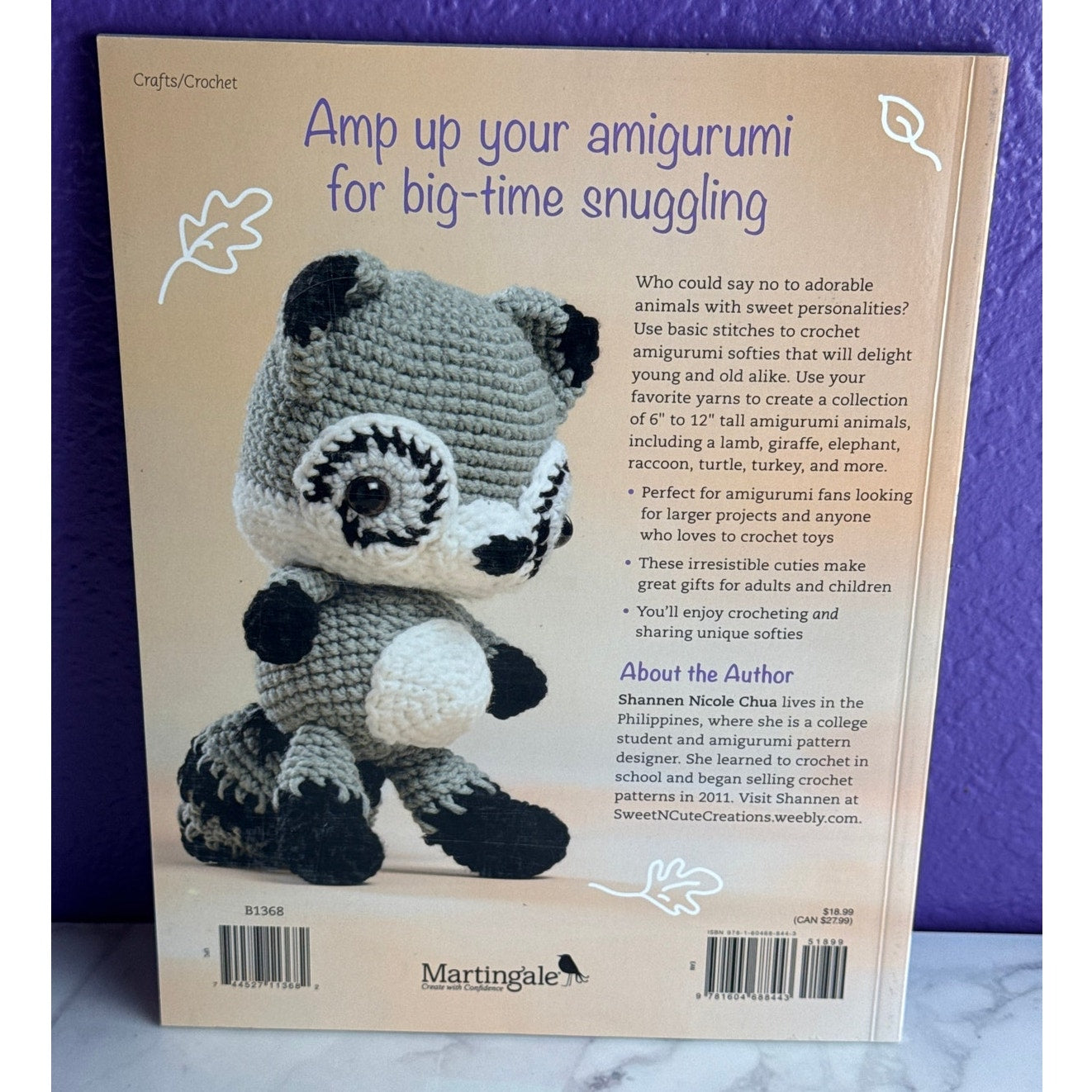 Huggable Amigurumi Crochet Pattern Book 18 Cute Cuddly Animal Softies Shannen Chua