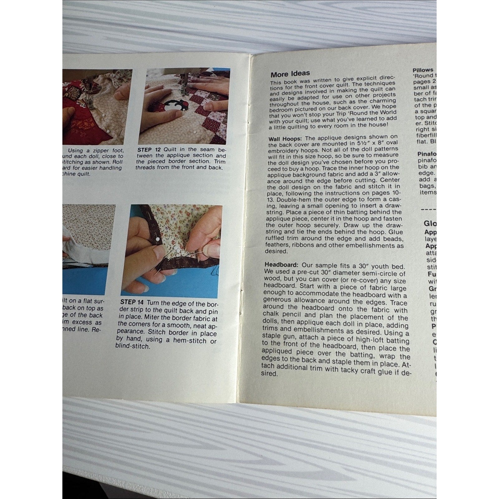 Vintage A Trip Round The World Quilt Pattern Booklet GP472 Sandra Sigal 1983 - Lane Creatives