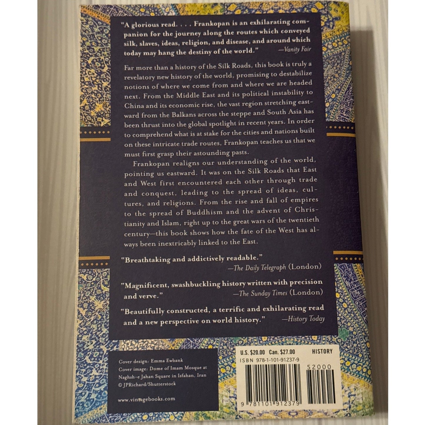 The Silk Roads Peter Frankopan Paperback New History World International Bestseller - Lane Creatives
