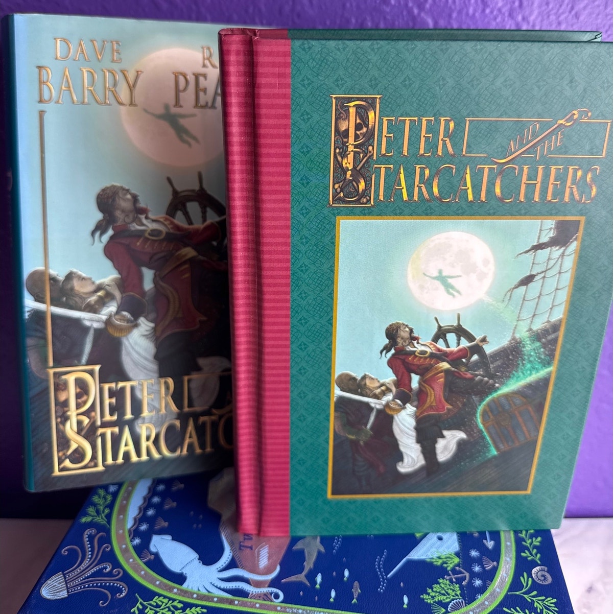 Hardcover Book Lot of 5 Fantasy Sci-Fi Classics Peter Pan Verne Dickens Knights
