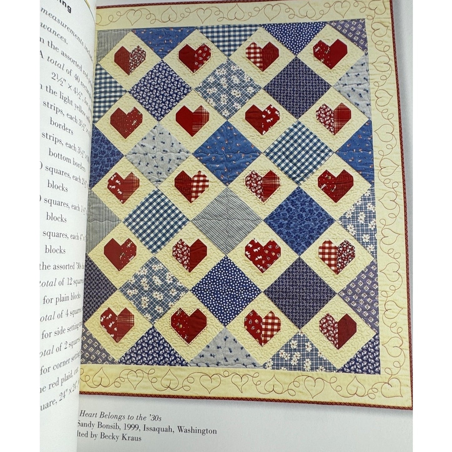 Threads from the '30s Quilts Using Reproduction Fabrics Pattern Book Nany Martin