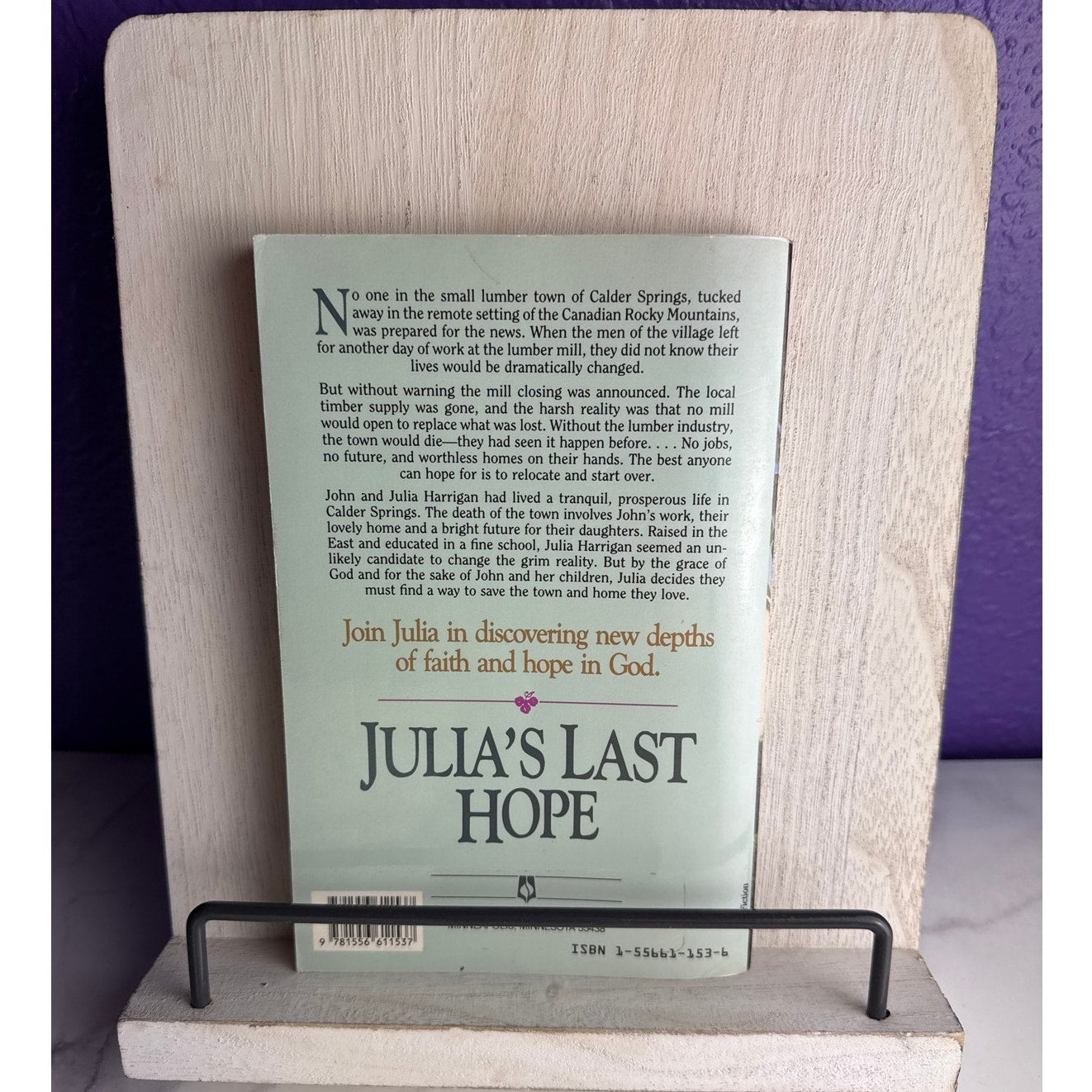 Janette Oke Julias Last Hope Women of the West Book 2 1990 Christian Historical - Lane Creatives