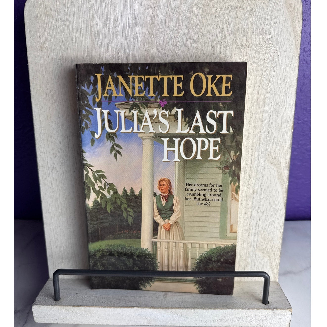 Janette Oke Julias Last Hope Women of the West Book 2 1990 Christian Historical - Lane Creatives