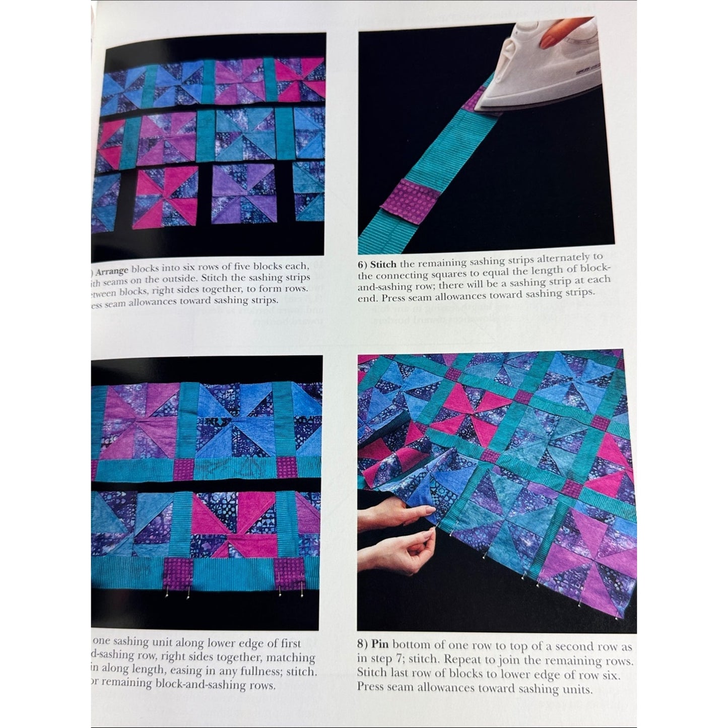Singer Embellished Quilted Projects Sewing Reference Library Patterns 1996 VTG