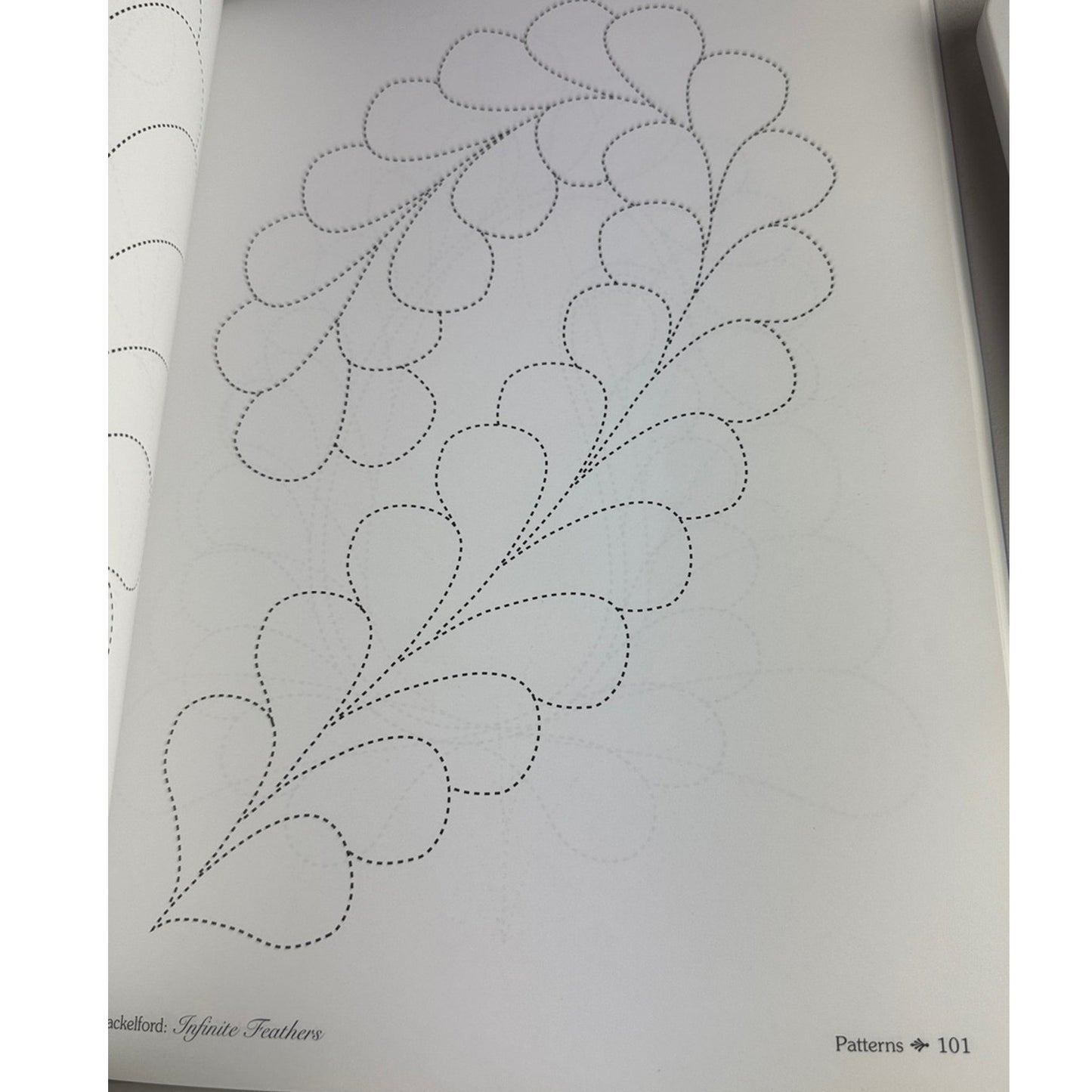 Infinite Feathers Quilting Designs Anita Shackelford Book Free-Motion Pattern AQ - Lane Creatives