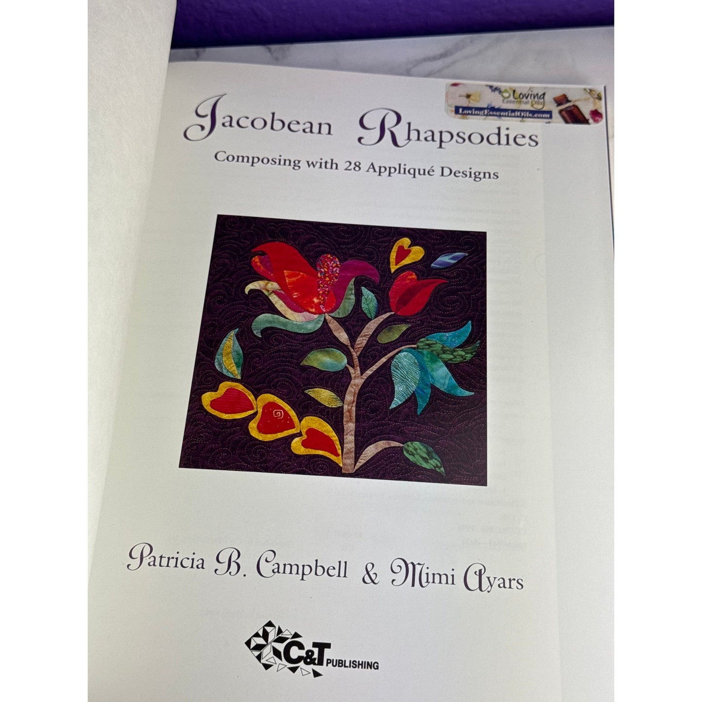 Jacobean Rhapsodies Applique Quilting Pattern Book Patricia Campbell Mimi Ayars