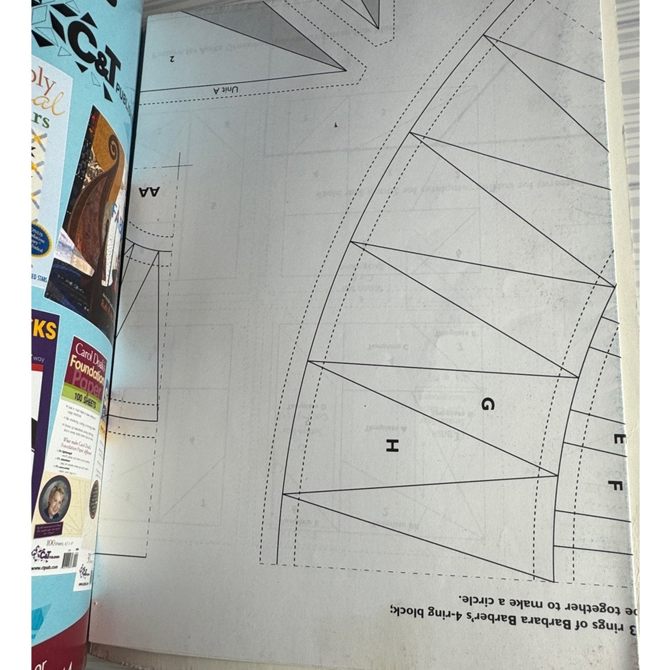 The Experts' Guide to Foundation Piecing Jane Hall Quilting Book 15 Techniques - Lane Creatives