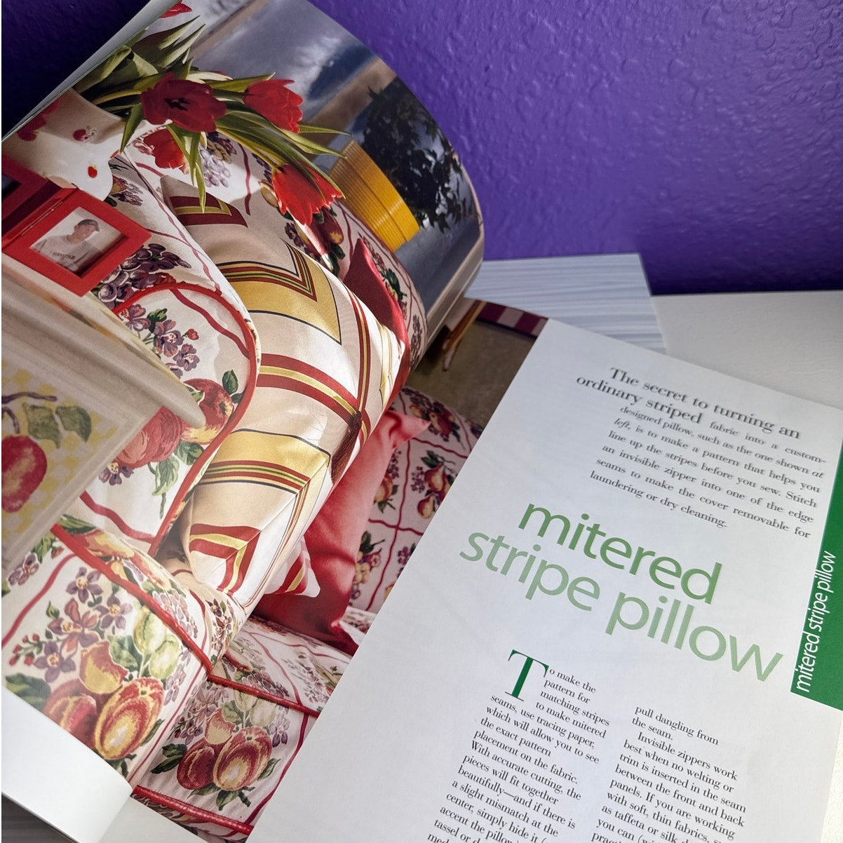 Waverly at Home Pillows Book Stylish Cushions Bolsters Accent Sewing Pattern DIY - Lane Creatives