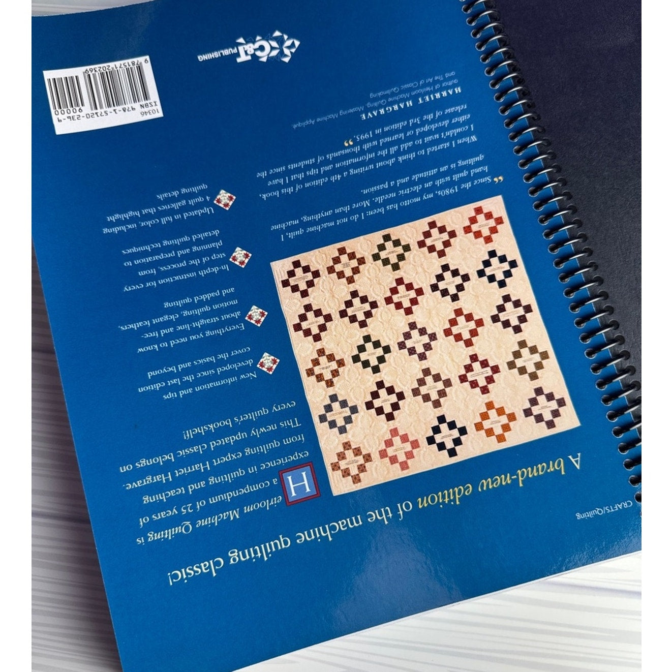 Harriet Hargrave Heirloom Machine Quilting 4th Ed Book Sewing Guide Reference