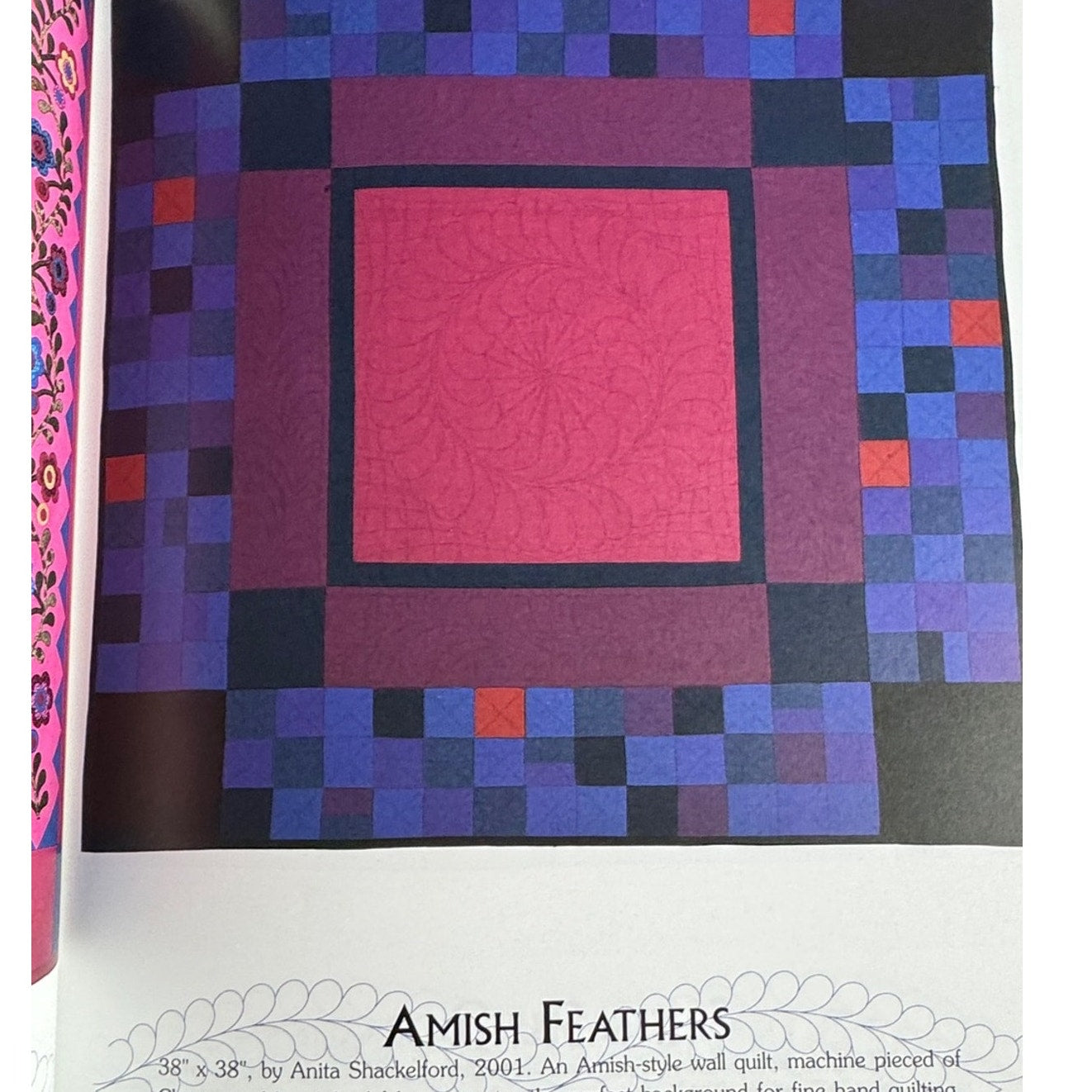 Infinite Feathers Quilting Designs Anita Shackelford Book Free-Motion Pattern AQ - Lane Creatives