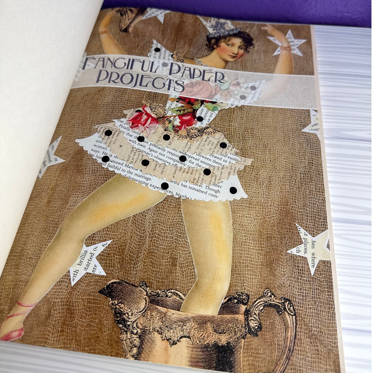 Fanciful Paper Projects Sandra Evertson Craft Book Posh Little Follies Papercraft - Lane Creatives