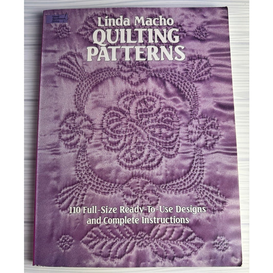 Linda Macho Quilting Patterns Book 110 Full Size Designs Dover Needlework 1984