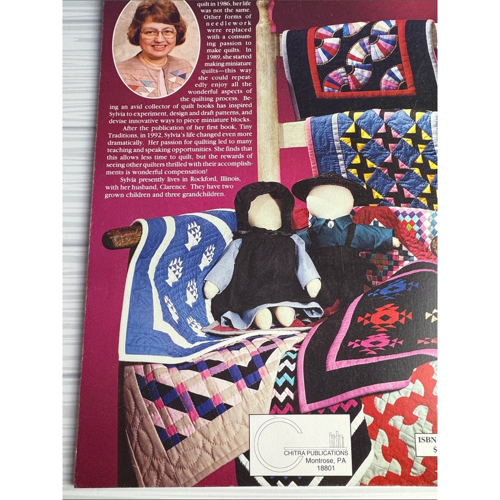 Tiny Amish Traditions Sylvia Trygg Voudrie Quilting Book Vintage Patterns Quilts - Lane Creatives
