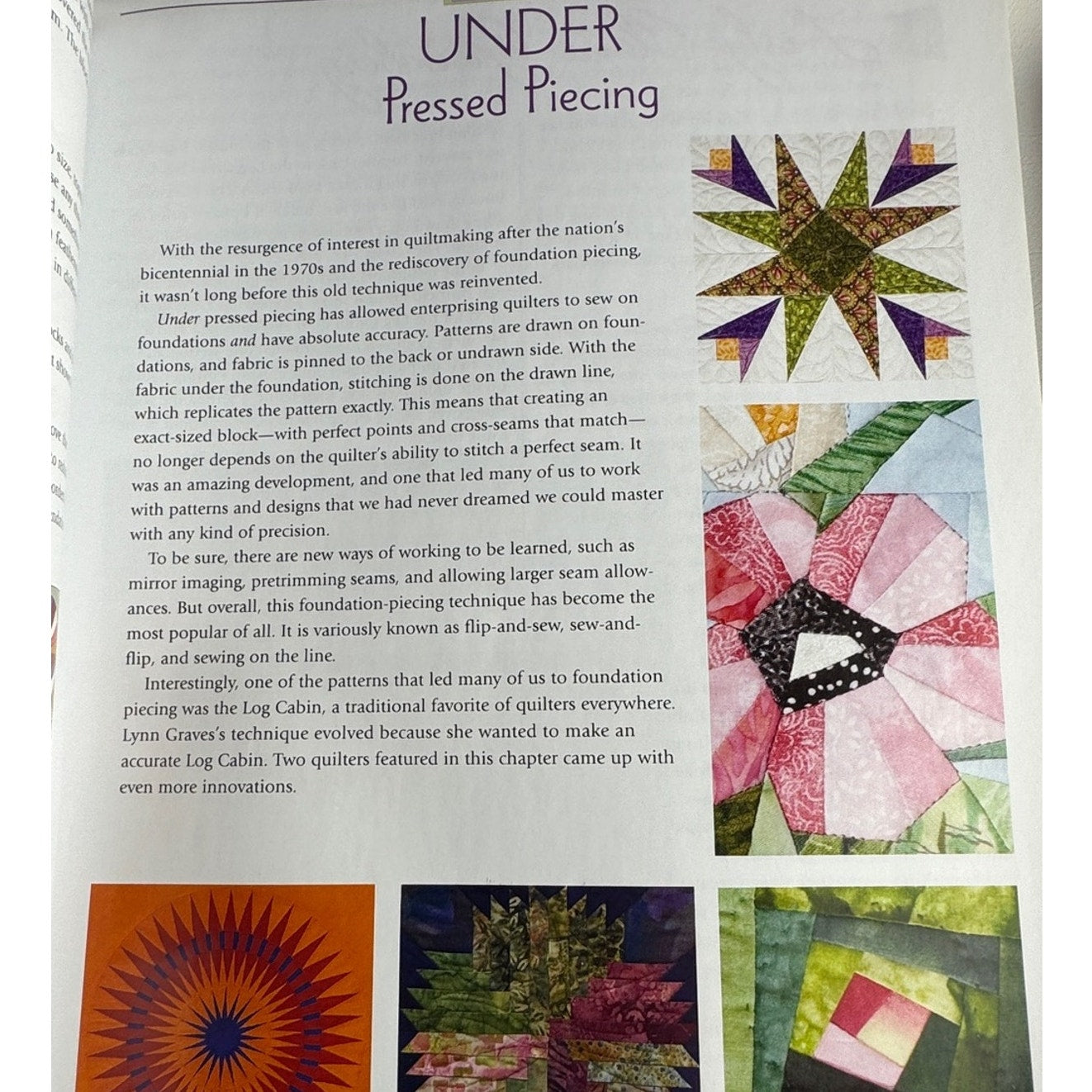 The Experts' Guide to Foundation Piecing Jane Hall Quilting Book 15 Techniques - Lane Creatives