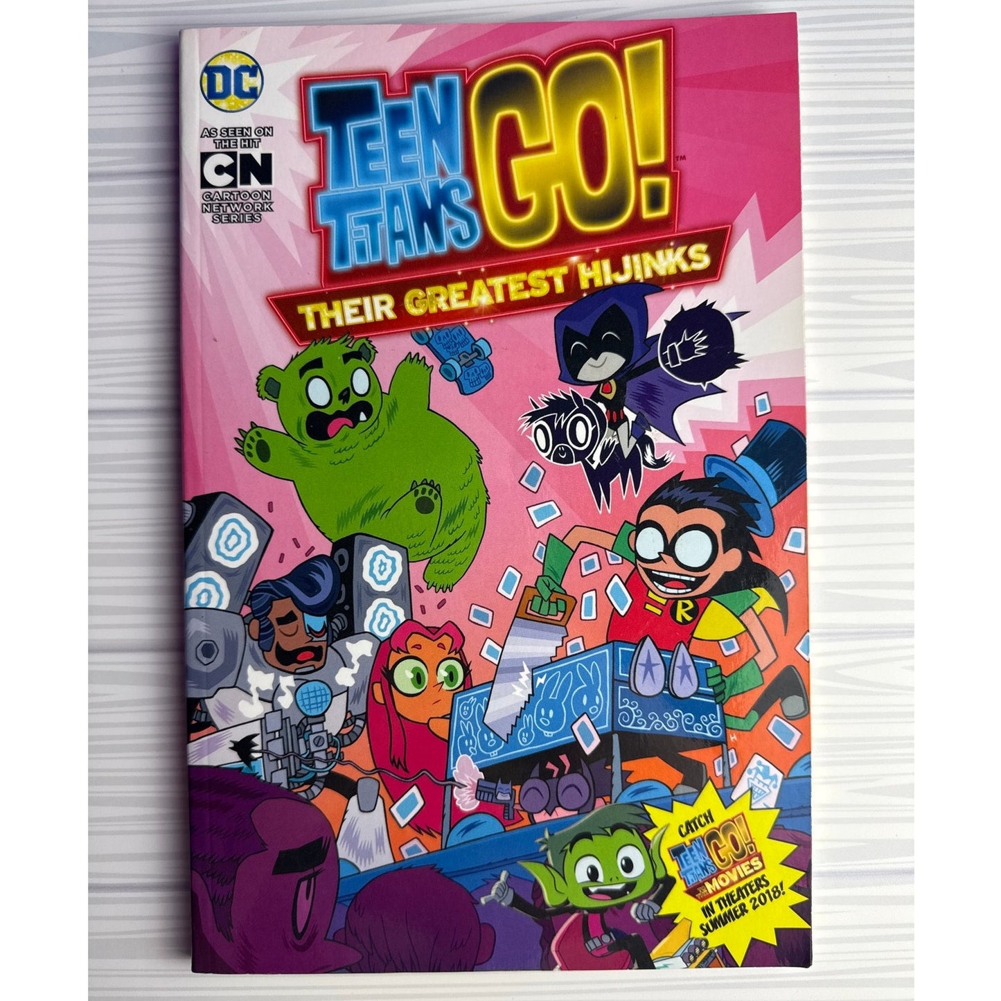 Teen Titans Go Their Greatest Hijinks Graphic Novel DC Comics Paperback 2018 - Lane Creatives