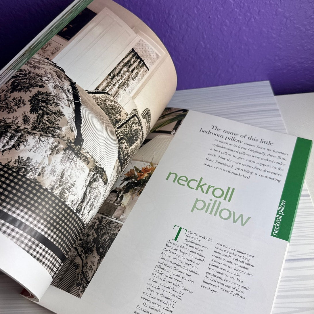 Waverly at Home Pillows Book Stylish Cushions Bolsters Accent Sewing Pattern DIY - Lane Creatives