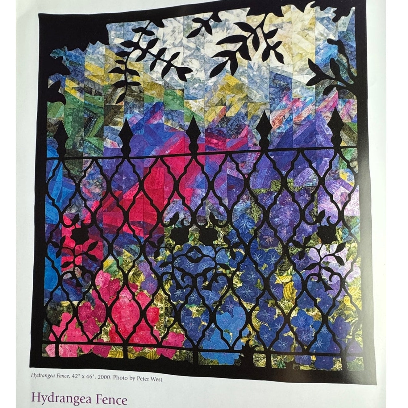 Enchanted Views Quilt Book Dilys Fronks Wrought Iron Designs Reverse Applique