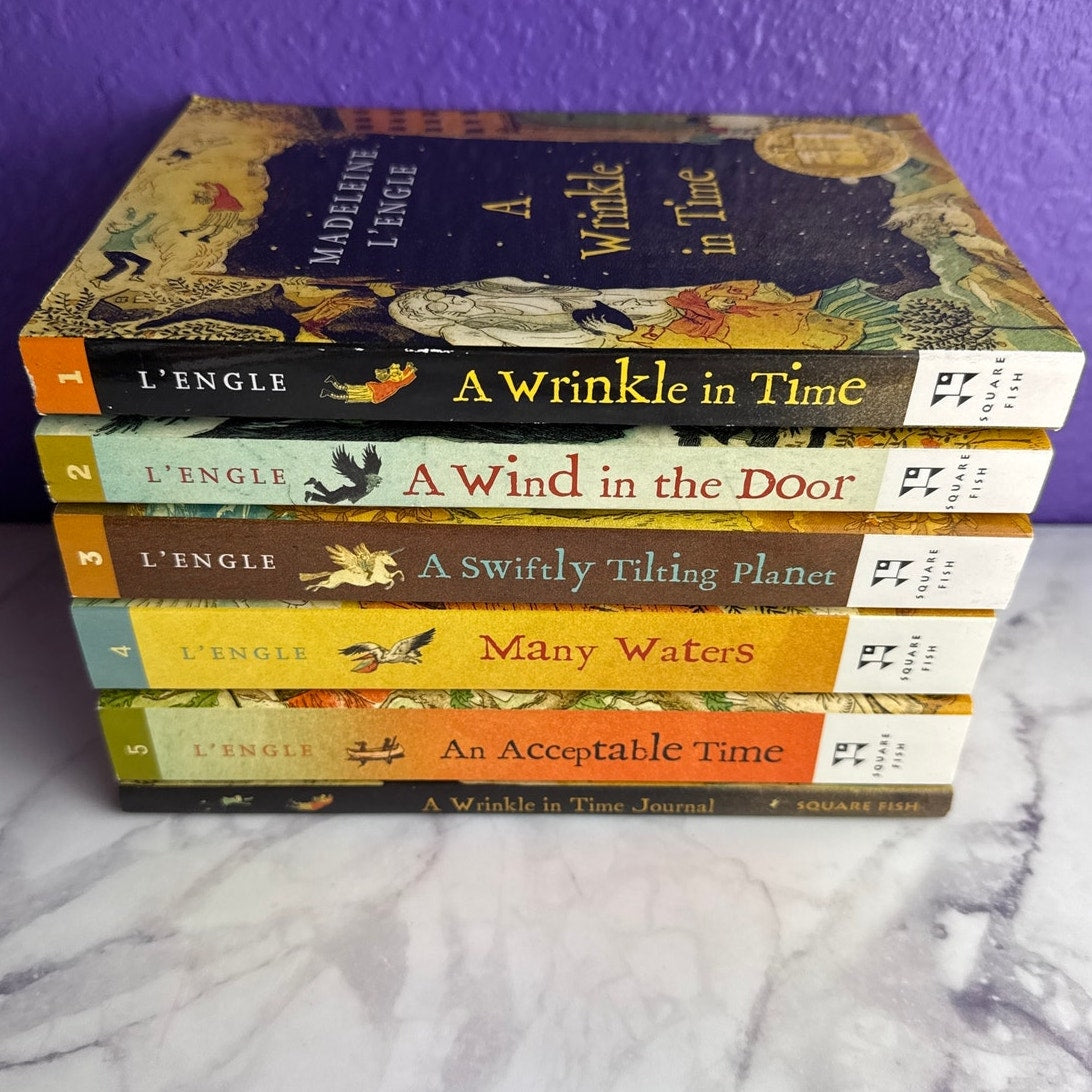 The Wrinkle in Time Boxed Set 5 Books Exclusive Journal Madeleine L'Engle Series