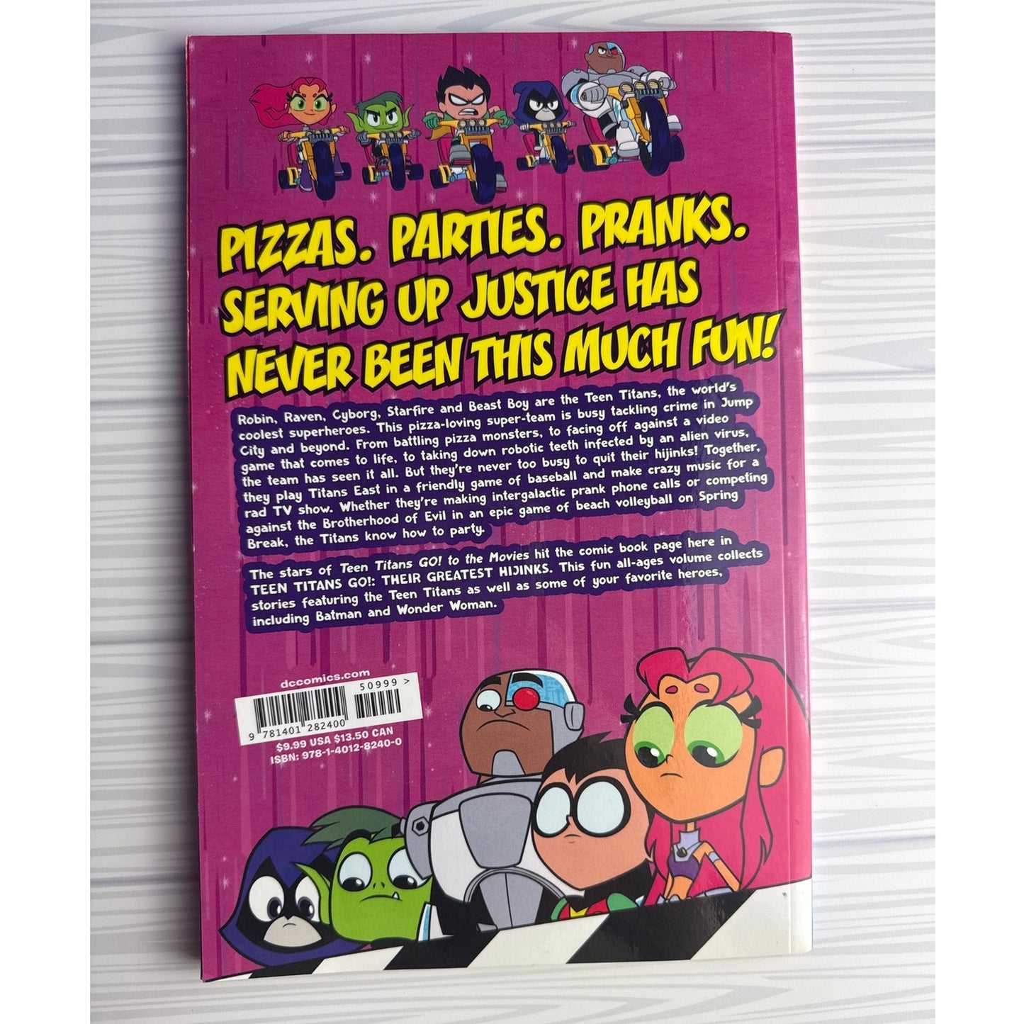 Teen Titans Go Their Greatest Hijinks Graphic Novel DC Comics Paperback 2018 - Lane Creatives