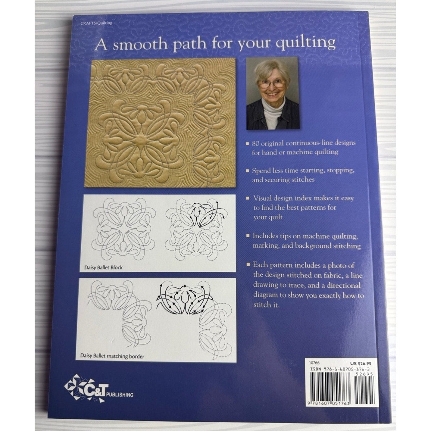 Hari Walner Continuous Line Quilting Designs Book 80 Patterns Blocks Borders