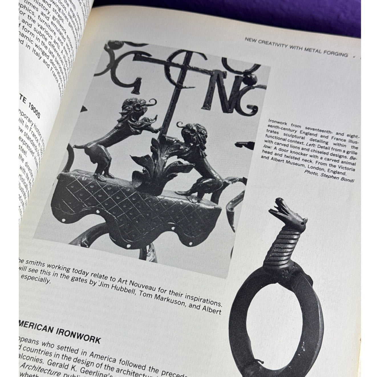 Decorative and Sculptural Ironwork Dona Meilach Blacksmithing Book 1977 Vtg
