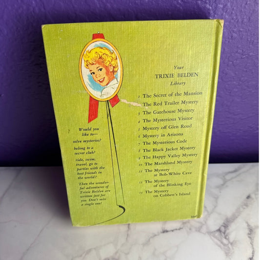 Vintage Trixie Belden Book 3-4 Lot Whitman Hardcover Mystery 1950s Cameo Edition - Lane Creatives