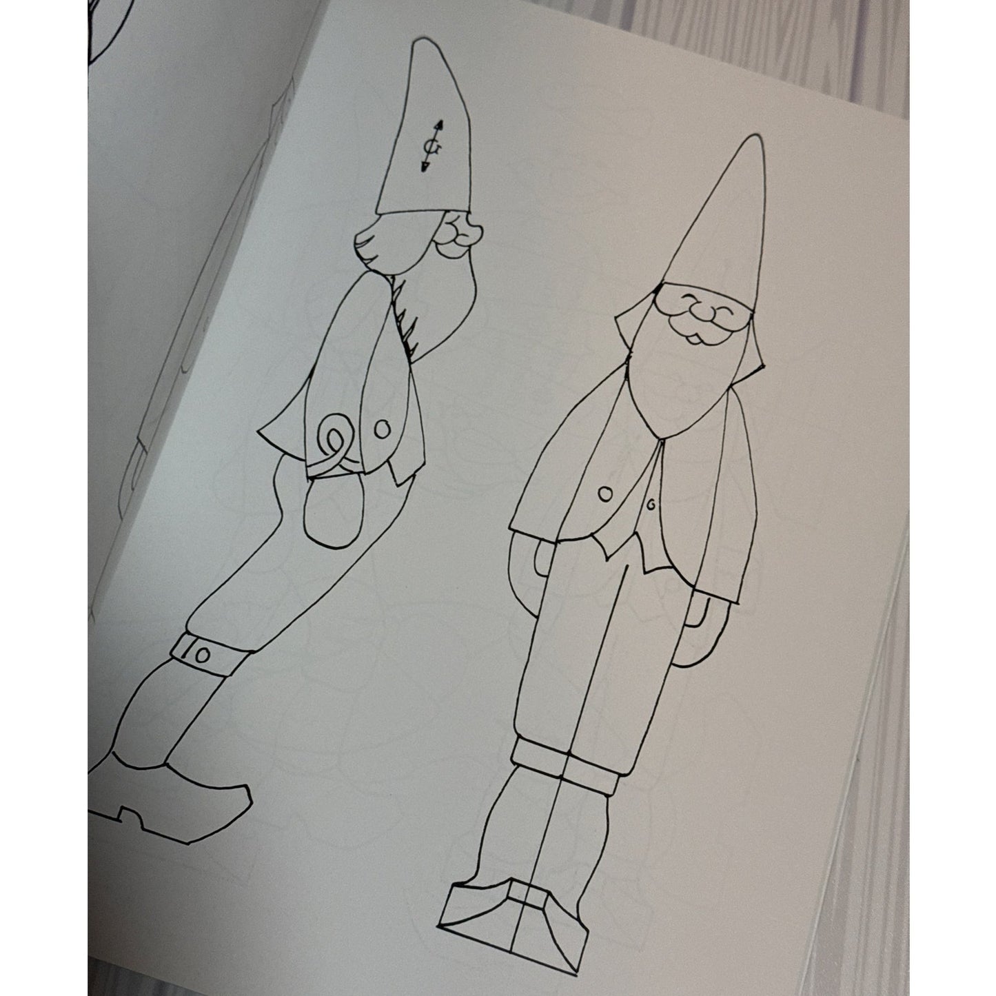 15 Elf Gnome Patterns Al Streetman Woodcarving Craft Book Schiffer Vintage DIY