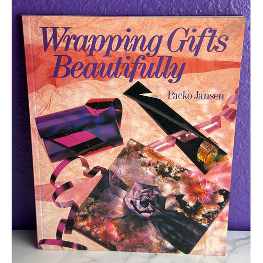 Wrapping Gifts Beautifully Book Packo Jansen Craft Ideas Bows Folds Paper - Lane Creatives