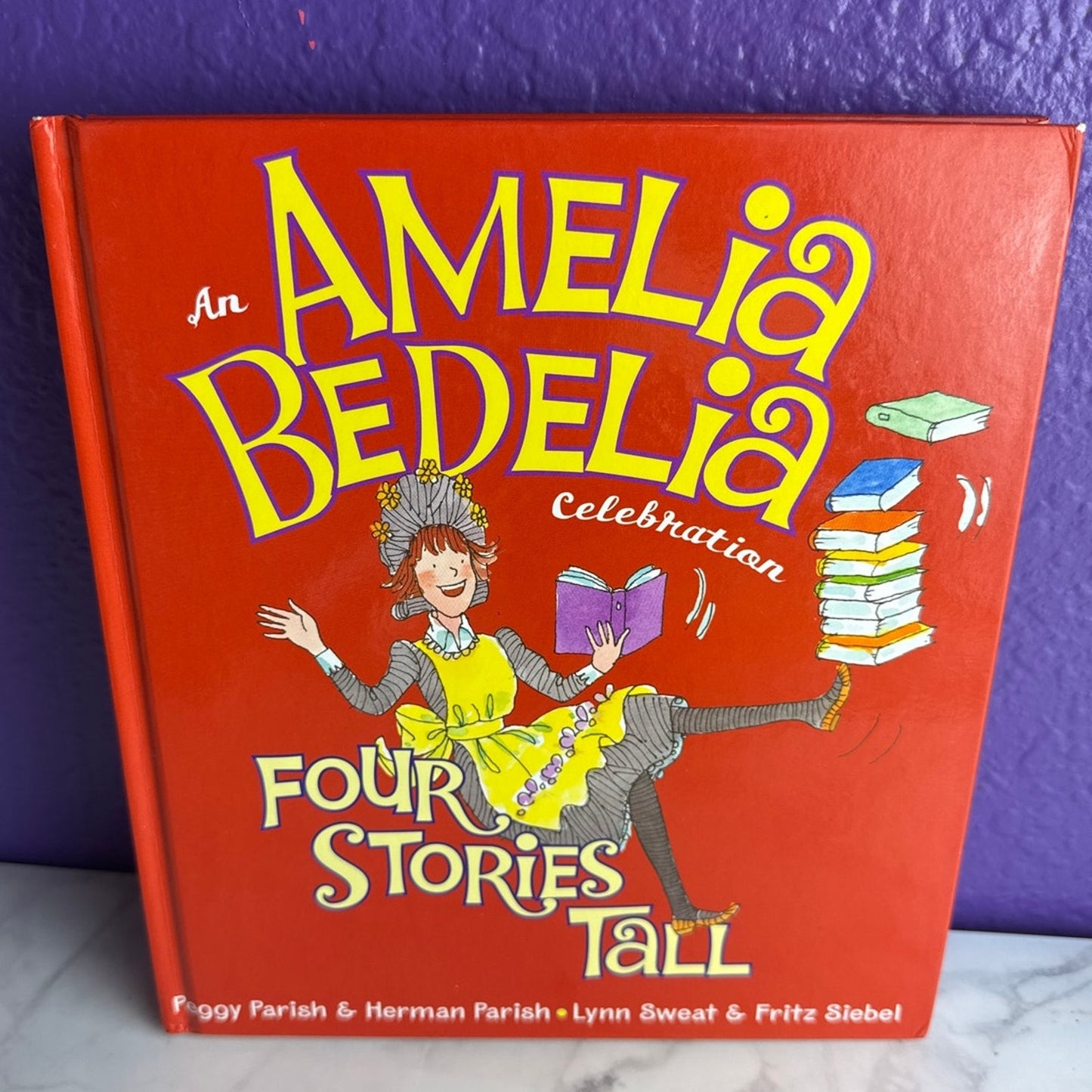 Amelia Bedelia Book Bundle Lot of 4 Teach Us Sleeps Over Childrens I Can Read