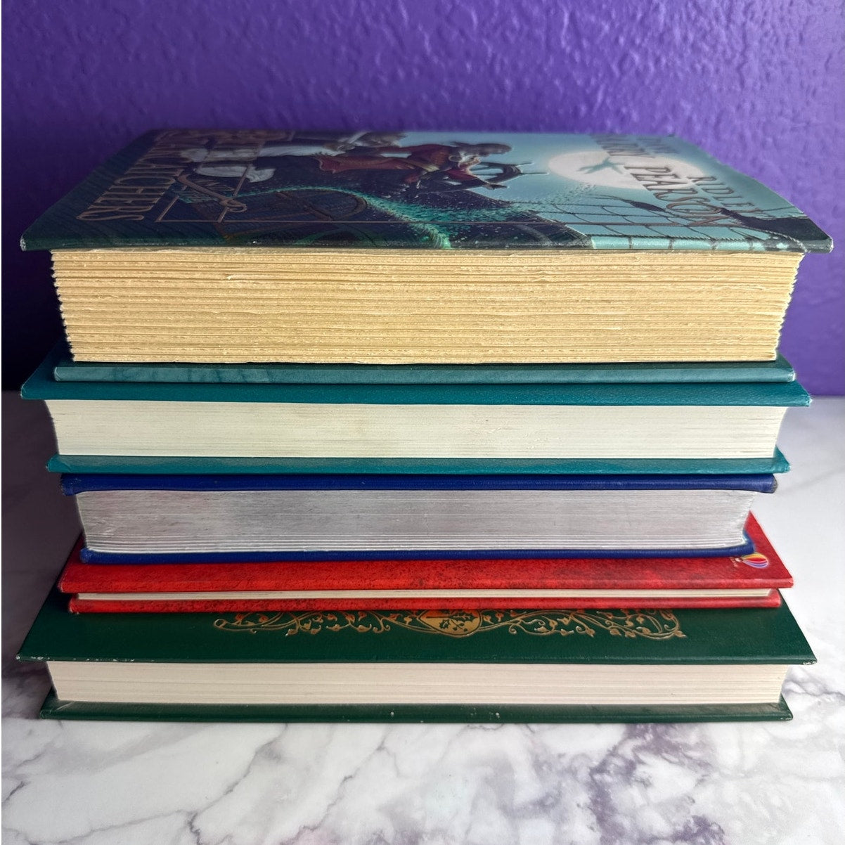 Hardcover Book Lot of 5 Fantasy Sci-Fi Classics Peter Pan Verne Dickens Knights