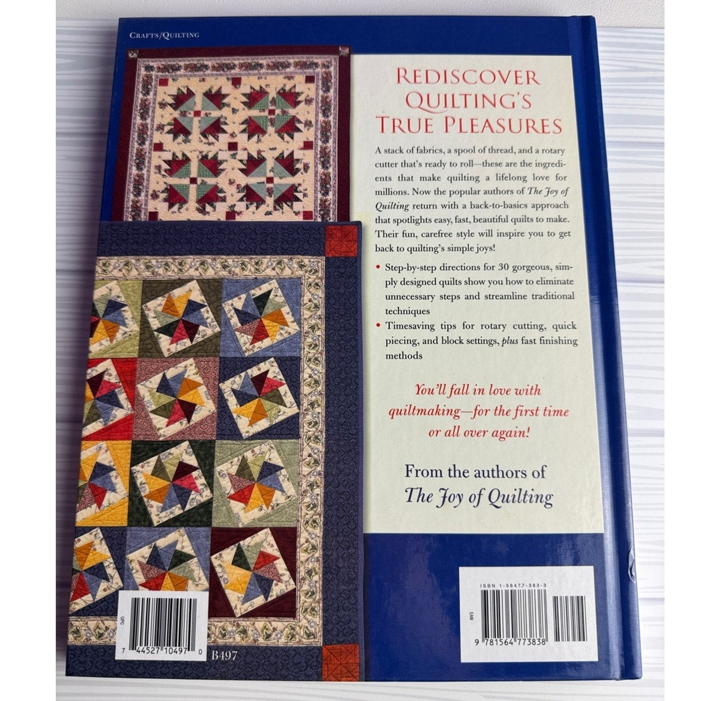 The Simple Joys of Quilting Book Joan Hanson Mary Hickey 30 Quilt Projects HC