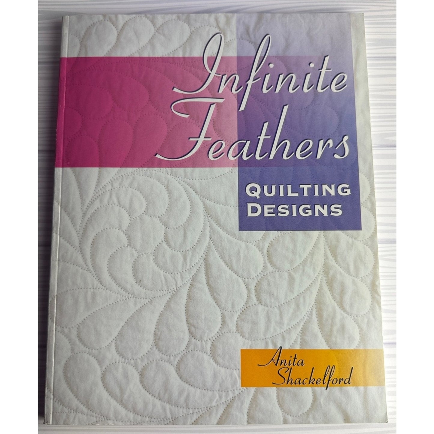 Infinite Feathers Quilting Designs Anita Shackelford Book Free-Motion Pattern AQ - Lane Creatives