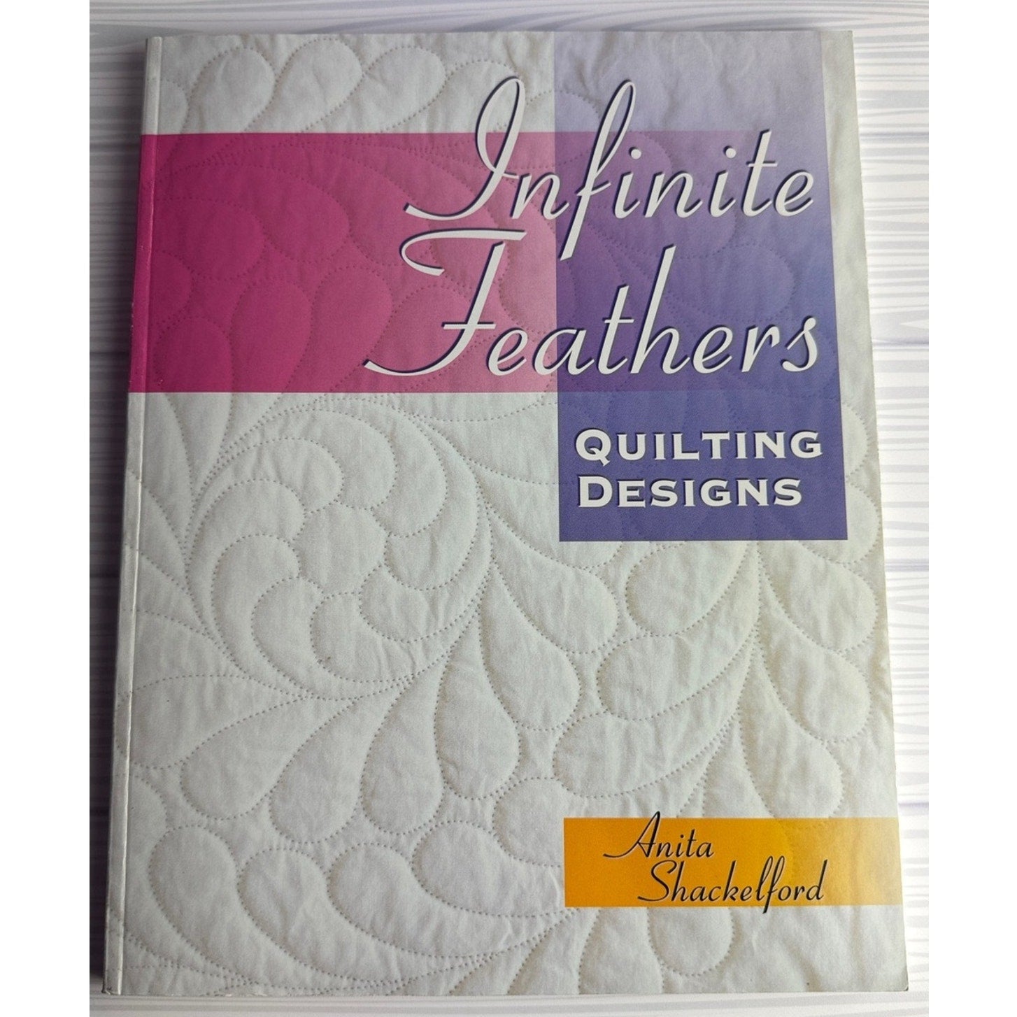 Infinite Feathers Quilting Designs Anita Shackelford Book Free-Motion Pattern AQ - Lane Creatives