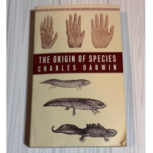 The Origin of Species Charles Darwin Bantam Classics Paperback Science Book - Lane Creatives