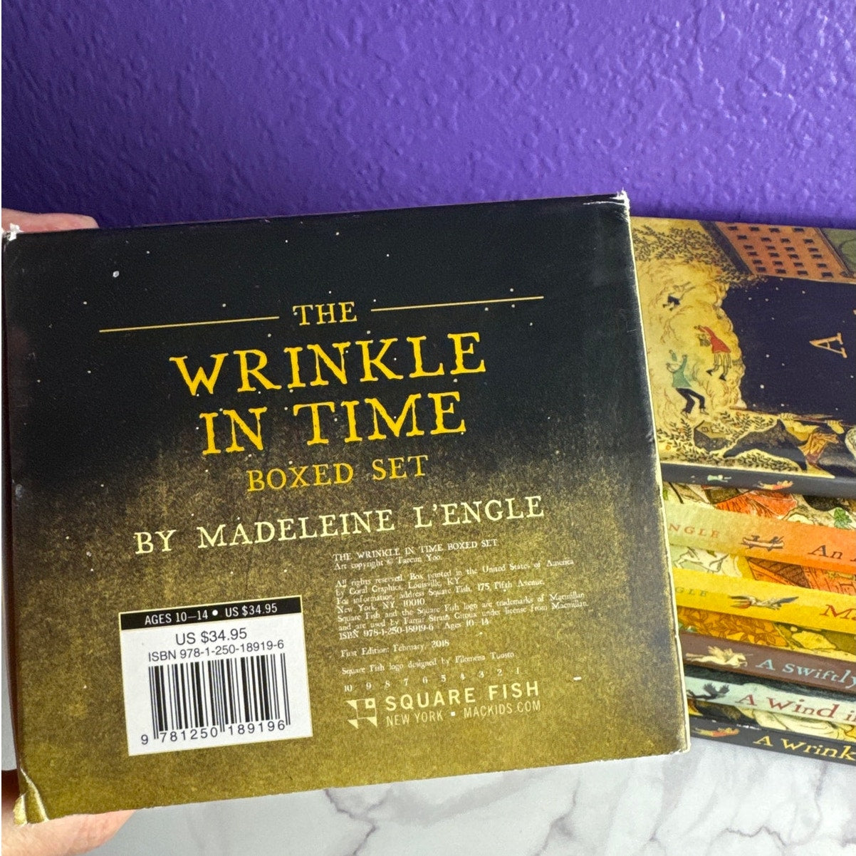 The Wrinkle in Time Boxed Set 5 Books Exclusive Journal Madeleine L'Engle Series